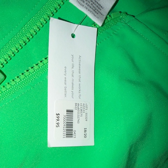 LIVI Bright Green Zip-Up Hoodie - Picture 6 of 6